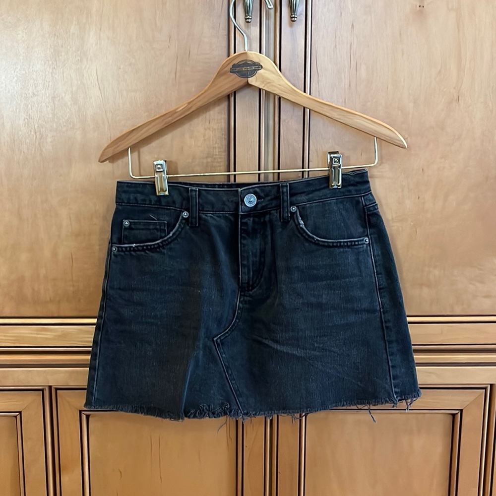 Urban Outfitters Denim Skirt - Black